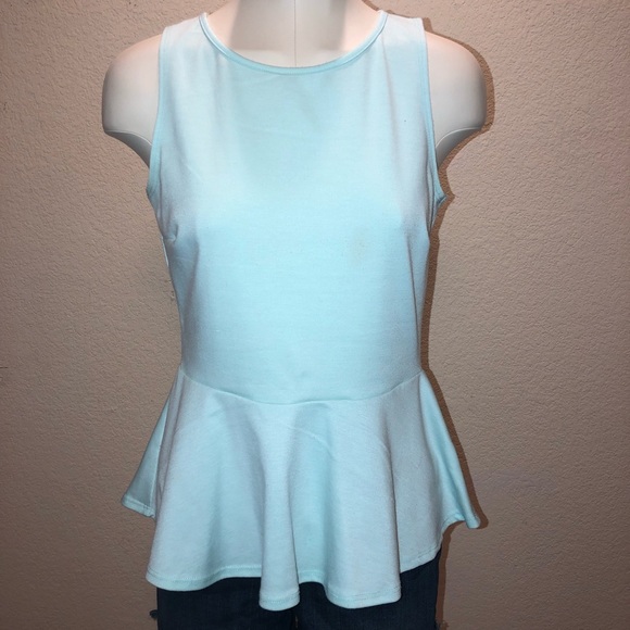 Tops - Mini peplum top